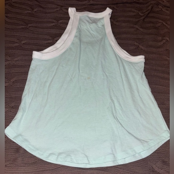 PINK Mint Green Sequin Tank Top - Picture 3 of 3